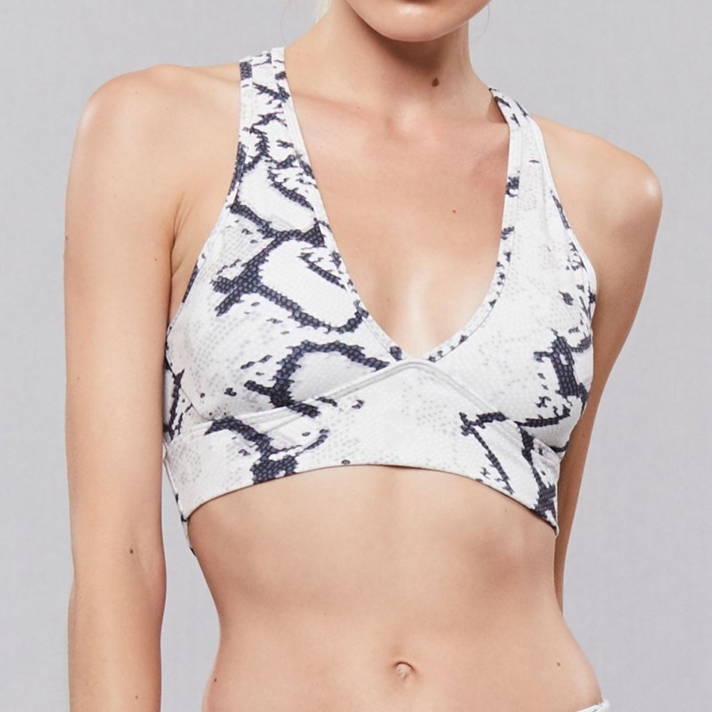 Varley Walsh Bra & Biona Legging Pink Marble XS